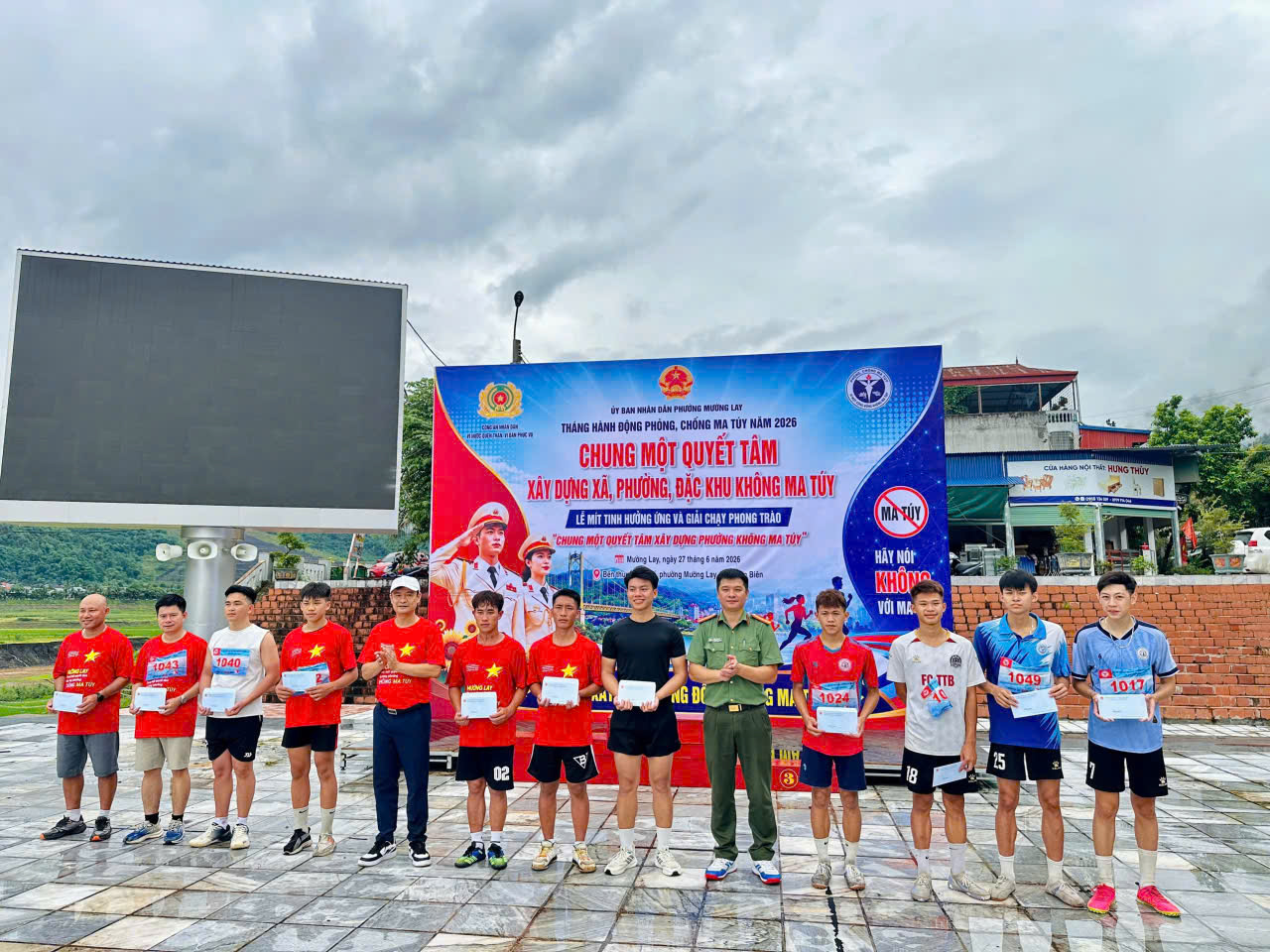Phường Mường Lay tổ chức Lễ mít tinh hưởng ứng Tháng hành động phòng, chống ma túy năm 2026