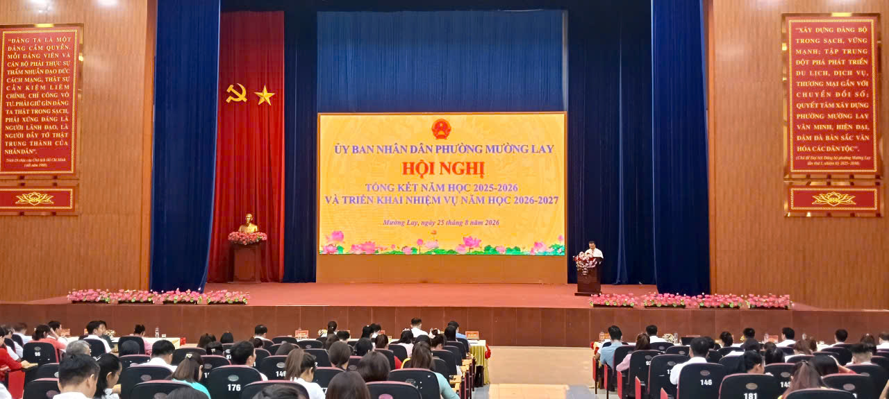 Phường Mường Lay tổng kết năm học 2025 - 2026, triển khai nhiệm vụ năm học 2026 - 2027