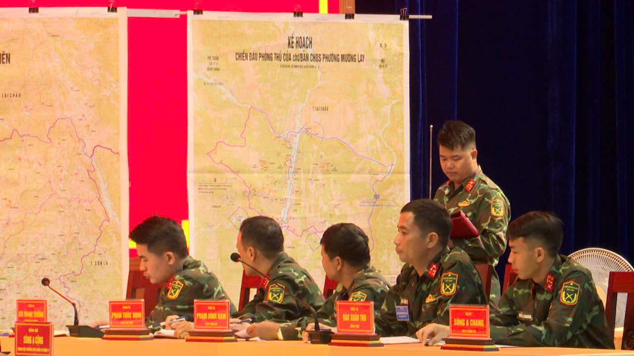 Phường Mường Lay tổ chức diễn tập chiến đấu phòng thủ năm 2026