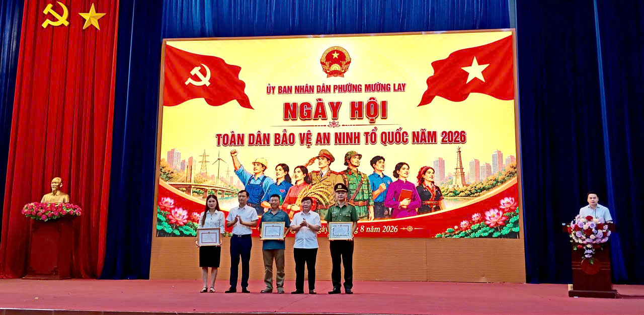 Phường Mường Lay tổ chức Ngày hội Toàn dân bảo vệ an ninh Tổ quốc năm 2026