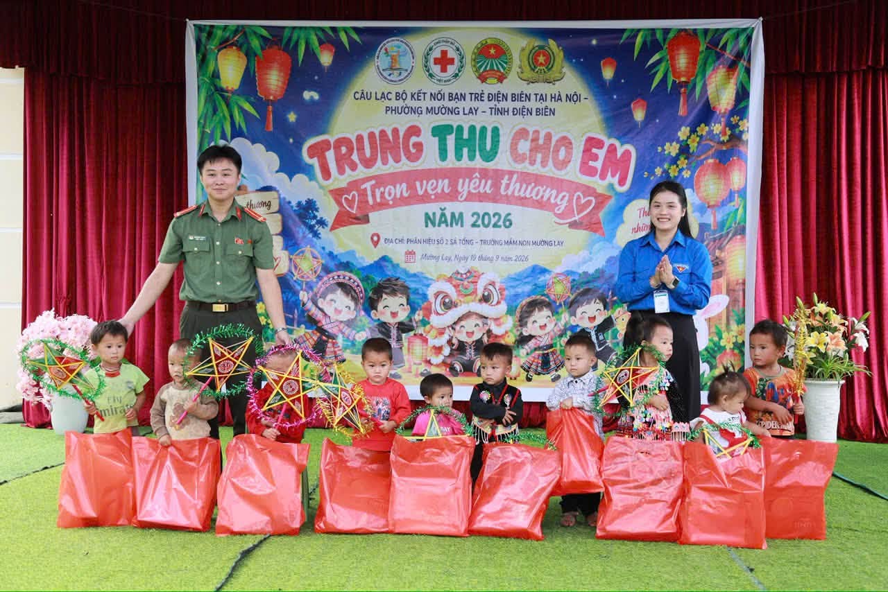 Mường Lay: Kết quả tổ chức hoạt động Tết trung thu năm 2026