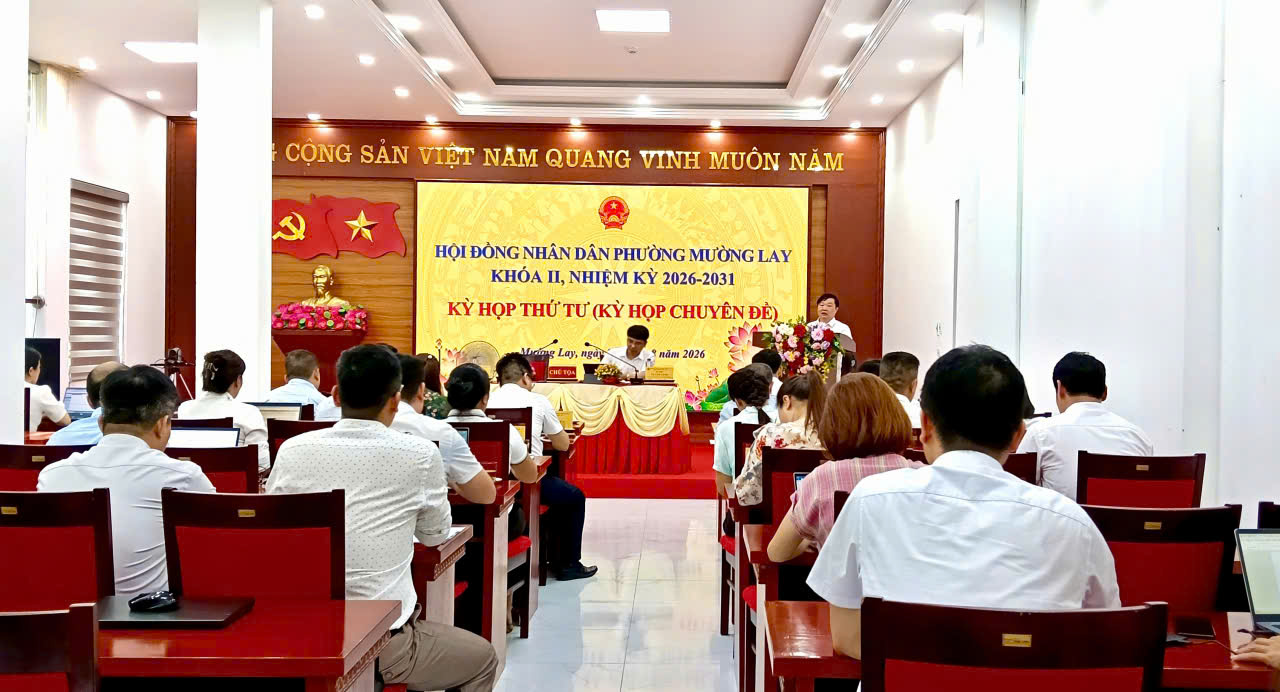 HĐND phường Mường Lay tổ chức Kỳ họp thứ Tư (kỳ họp chuyên đề)