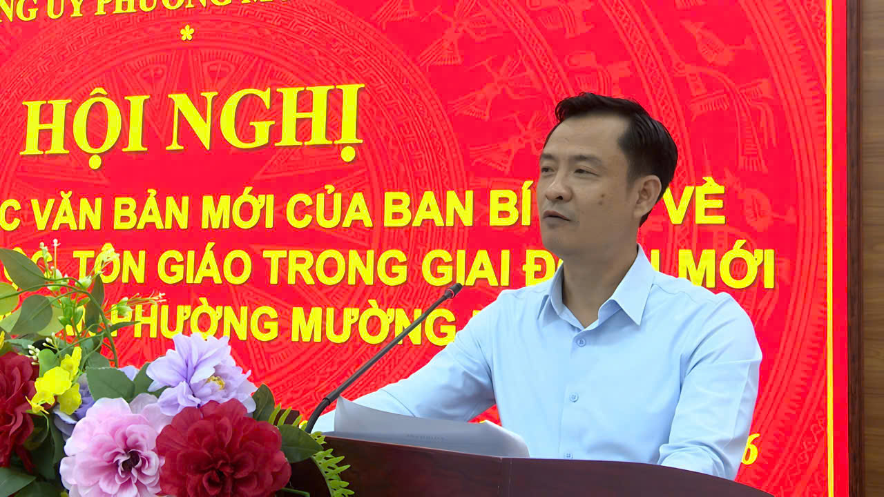 Đảng ủy phường Mường Lay triển khai các văn bản mới của Ban Bí thư Trung ương Đảng
