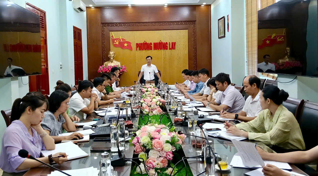 UBND Phường Mường Lay tổ chức phiên họp thường kỳ tháng 7 năm 2026